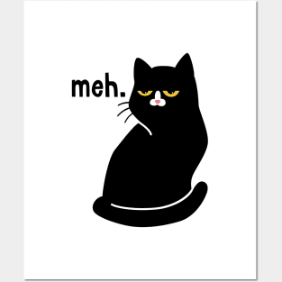 meh. cat Posters and Art